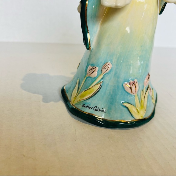 Blue Sky Ceramic Angel 2006 Spring Votive Holder by Heather Goldminc - Picture 5 of 8